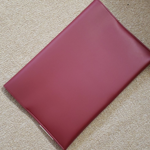 Megan Portfolio Clutch - Burgundy - Picture 5 of 6